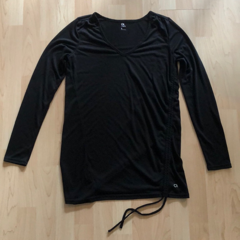 NWOT GapFit Black Drawstring Shirt